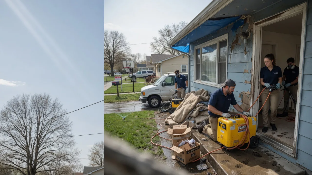 Basement Flood Cleanup in Harts, WV near me